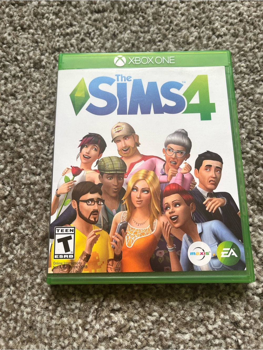 The Sims 4 Xbox Game - Green & White Artwork